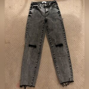 Size 23 high rise straight leg jeans RSQ.